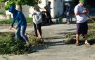 Công đoàn xã Quảng Minh tổng vệ sinh môi trường